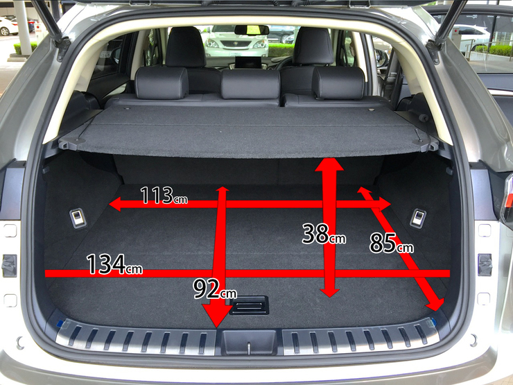 LEXUS NXのラゲッジルーム: LEXUS NX details