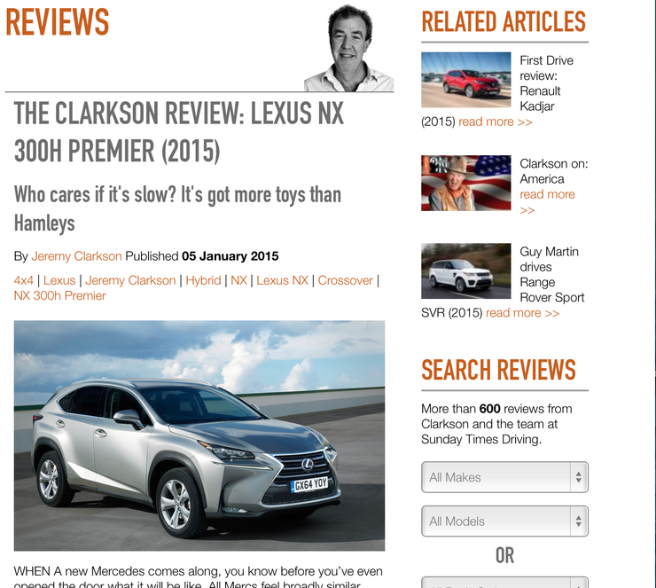 Lexus Nx ジェレミーのレビュー Lexus Nx Details